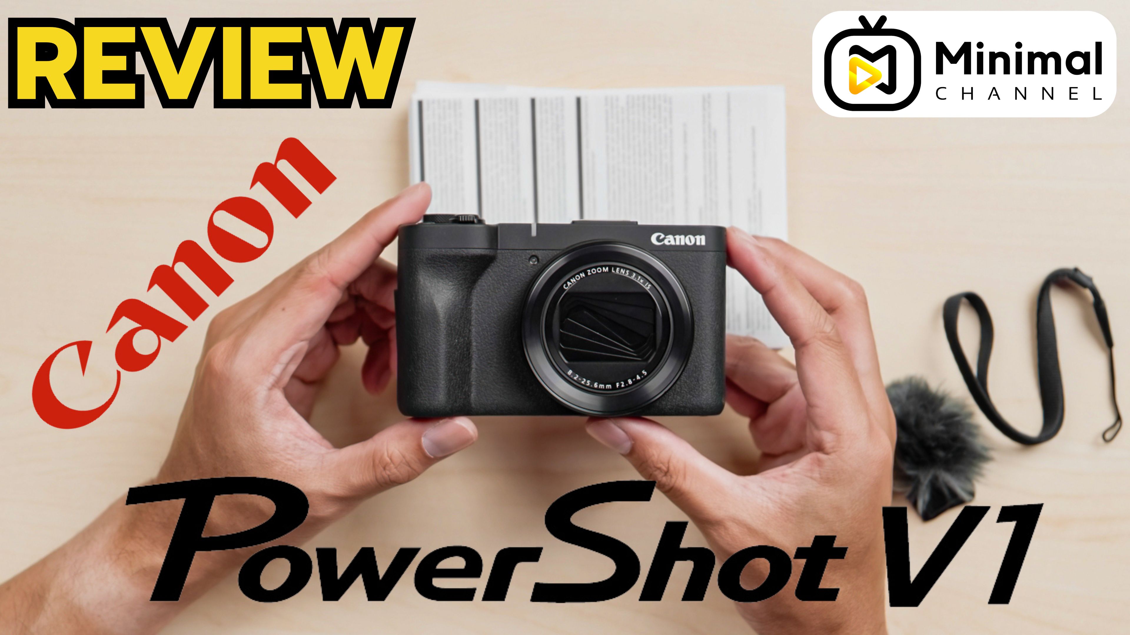 Review กล้อง Canon PowerShot V1 ตัวเล็กพกพาสะดวก